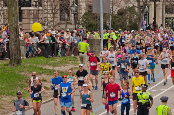 Annual marathon in Boston — Stock Photo, Image