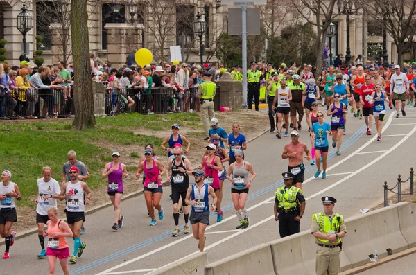 Maratón anual en Boston — Foto de Stock