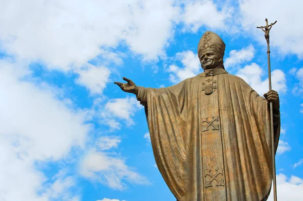 Estatua del Papa Juan Pablo II — Foto de Stock