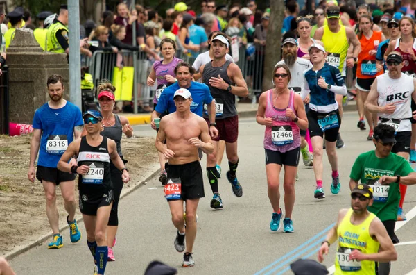 Maratón anual en Boston — Foto de Stock