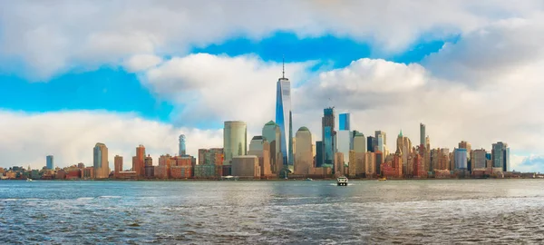 Panorama do horizonte de Manhattan — Fotografia de Stock