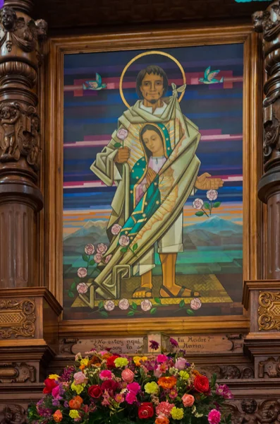 Індіанці каплиці в Ла Вілла de Guadalupe — стокове фото