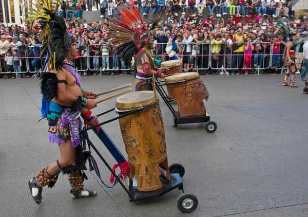 Dag van de dode parade in Mexico-stad. — Stockfoto