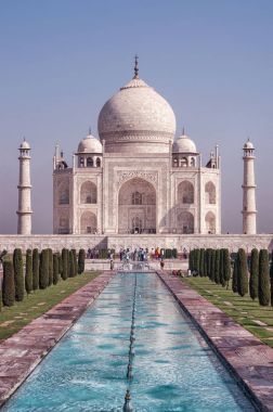 Taj Mahal Agra, Hindistan 'da. 