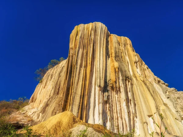 Versteinerte Wasserfälle, Hierve El Agua — Stockfoto