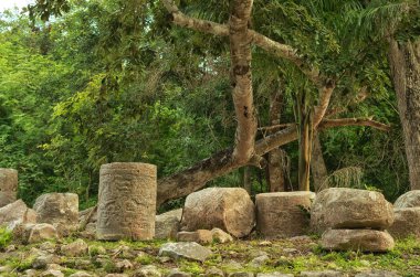 Chichen Itza kalıntıları  