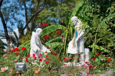 Statues in Tepeyac Garden, La Villa de Guadalupe 