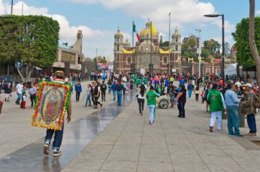 Virgin Guadalupe Mexico City'de Festivali