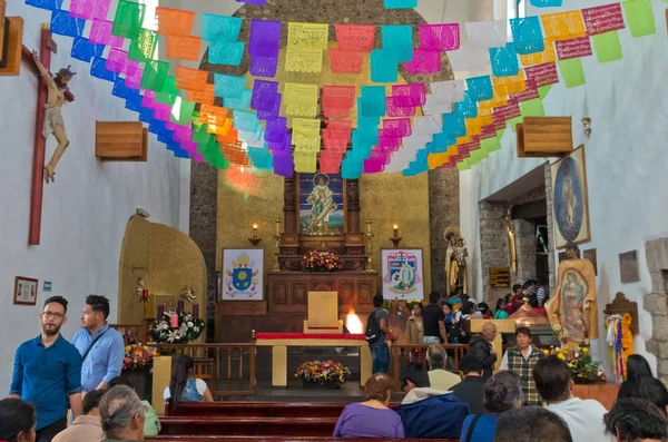 Indianerkapelle in der Villa de guadalupe, Mexiko-Stadt — Stockfoto