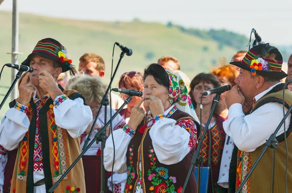 Международный фестиваль бойкосов в Турке, Украина . — стоковое фото