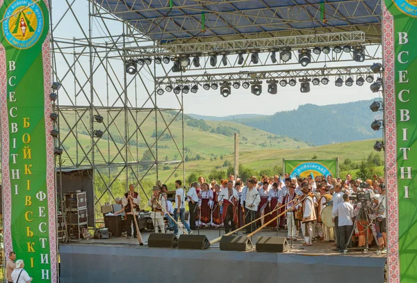 Internationella boycos festival i Turka, Ukraina. — Stockfoto