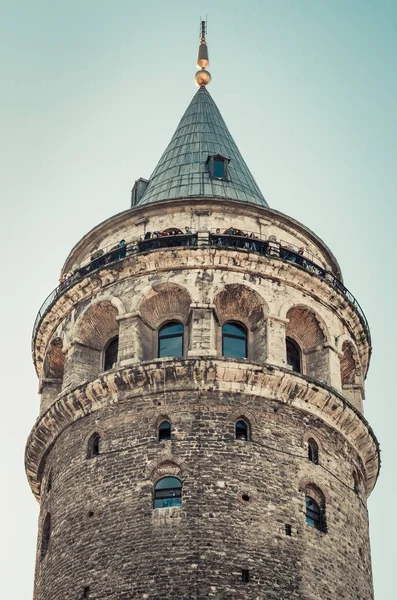 Πύργος galata στην Κωνσταντινούπολη. — Φωτογραφία Αρχείου