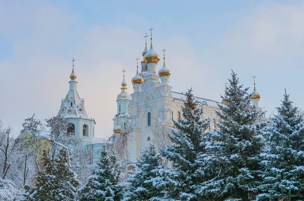 波克罗夫斯基大教堂在哈尔科夫 — 图库照片