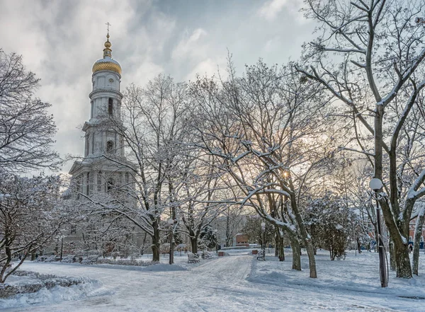Asunción o Dormición (Uspenskiy) Catedral de Kharkiv . — Foto de Stock