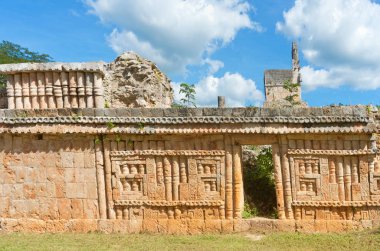 Labna, Kolombiya öncesi Maya medeniyetinin Mezoamerikan arkeolojik alanı ve törensel merkezi, Yucatan Yarımadası, Meksika. UNESCO Dünya Mirası Alanı 