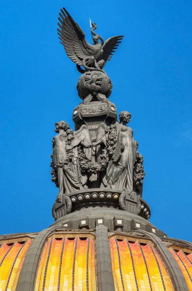 Mexico City Mexiko Prosince 2016 Detail Bellas Artes Palác Výtvarného — Stock fotografie