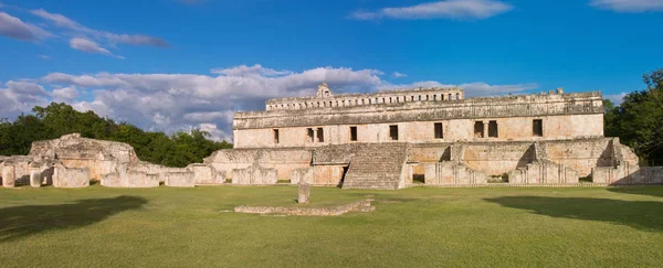 Ruines Palais Poop Palais Des Masques Kabah Yucatan Mexique — Photo