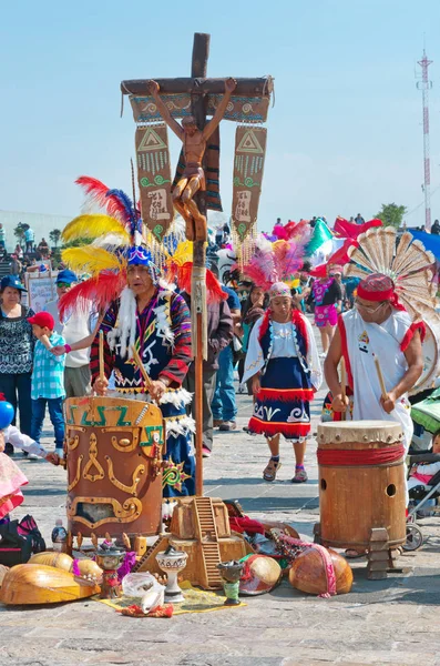 Mexico City Mexiko Prosince 2016 Slavnost Dne Panny Marie Guadalupe — Stock fotografie