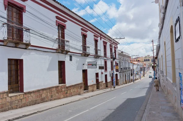 Sucre Bolivia Mars 2015 Street Sucre Bolivias Konstitutionella Huvudstad — Stockfoto
