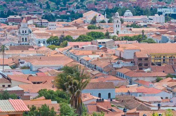 Blick Auf Sucre Konstitutionelle Hauptstadt Boliviens — Stockfoto