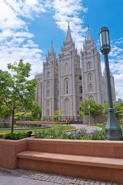 Salt Lake City Verenigde Staten Mei 2017 Salt Laketempel Een — Stockfoto