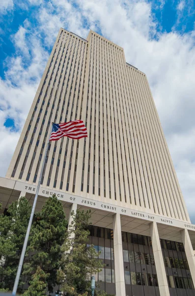 Salt Lake City Eua Maio 2017 Igreja Jesus Cristo Dos — Fotografia de Stock