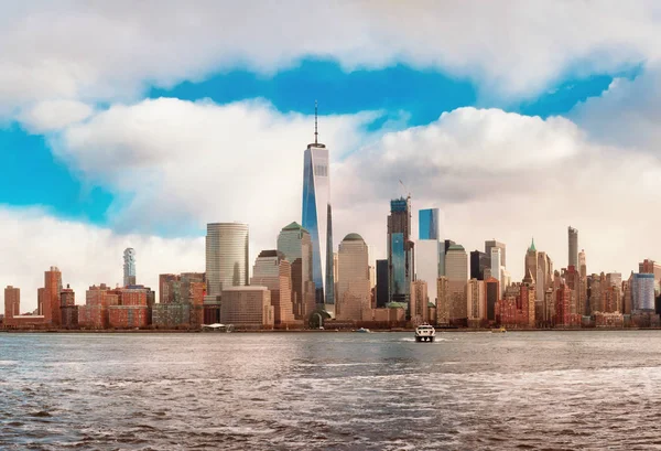 Manhattan Skyline Panorama New Yorku — Stock fotografie