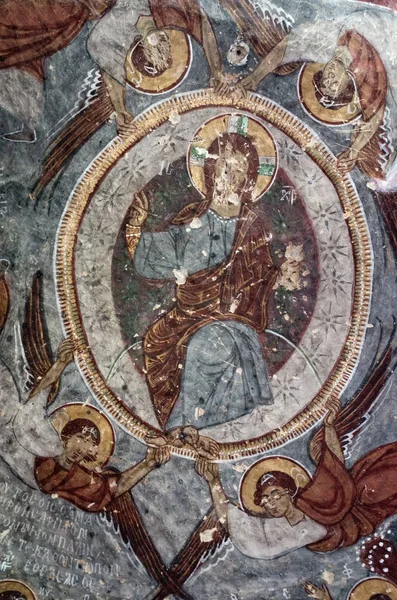 Kapadokya Nisan 2016 Yok Edilen Erken Ortodox Hıristiyan Fresk Ihlara — Stok fotoğraf