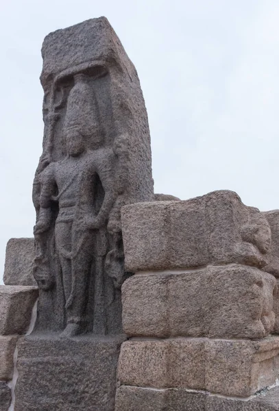 Береговой Храм Мамаллапураме Тамил Наду Индия — стоковое фото