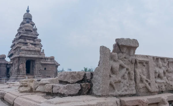 Ufertempel Mamallapuram Tamil Nadu Indien — Stockfoto
