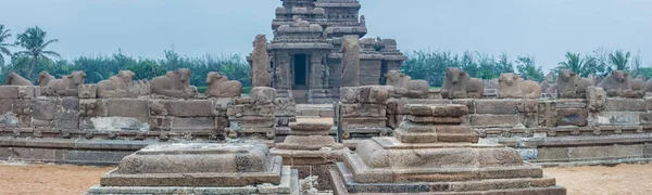 Берег Храм Mamallapuram Таміл Наду Індія — стокове фото