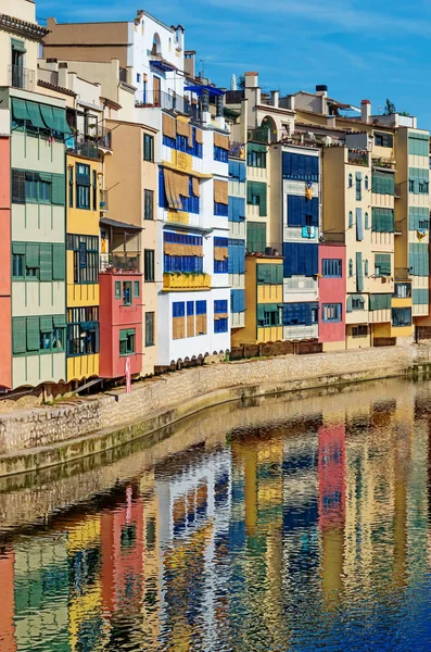 Vista Bairro Judeu Girona Espanha — Fotografia de Stock