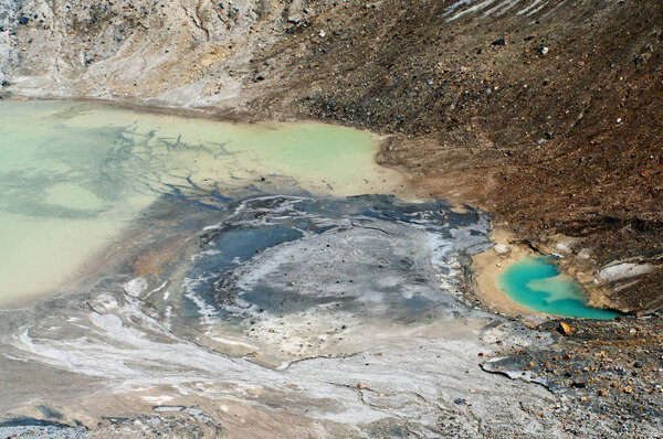 Ebeko Volcano, Paramushir Island, Kuril Islands, Russia