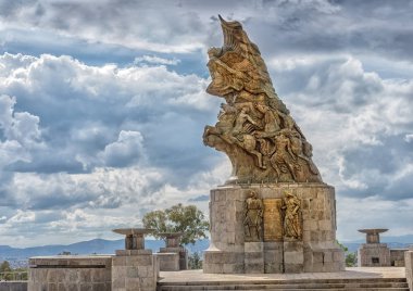 Puebla, Meksika, Kasım 2016 yaklaşık: Puebla, Meksika için Cinco de Mayo Zafer Anıtı
