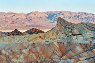 Zabriskie noktası Ölüm Vadisi Milli Parkı'nda California, Amerika Birleşik Devletleri 