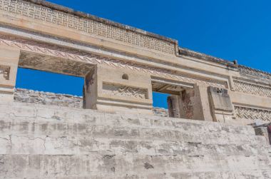 Mitla harabelerde Oaxaca city yakınındaki. Meksika'da Zapotek Dili kültürünün en önemli merkezleri