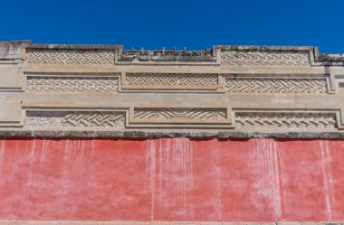 Mitla harabelerde Oaxaca city yakınındaki. Meksika'da Zapotek Dili kültürünün en önemli merkezleri