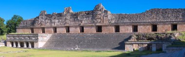 Ruins of Uxmal - ancient Maya city. Yucatan, Mexico clipart