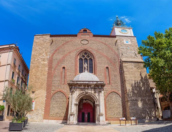 Kathedrale Von Saint Jean Baptiste Perpignan Frankreich — Stockfoto