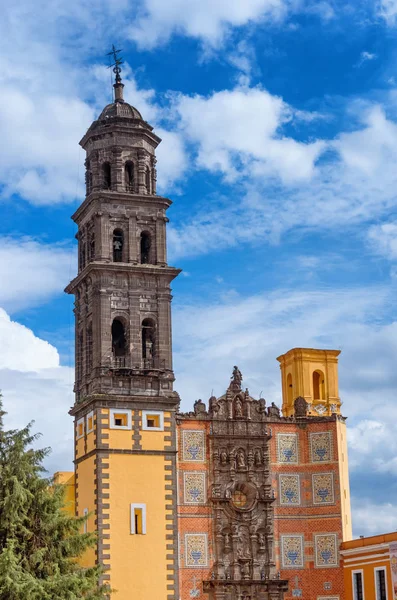 Église San Francisco Templo San Francisco Puebla Mexique — Photo