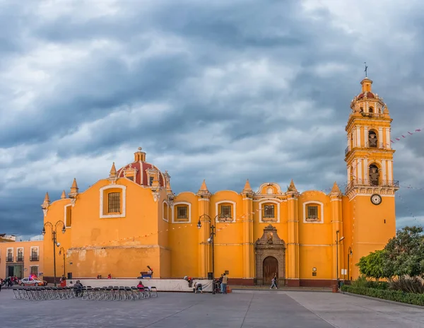 Cholula Mexiko November 2016 Kirche San Pedro Apostol Cholula Puebla — Stockfoto