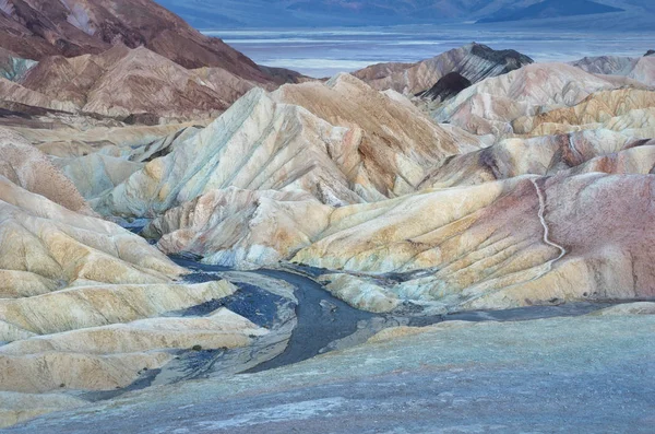 Zabriskie Noktası Ölüm Vadisi Milli Parkı Nda California Amerika Birleşik — Stok fotoğraf