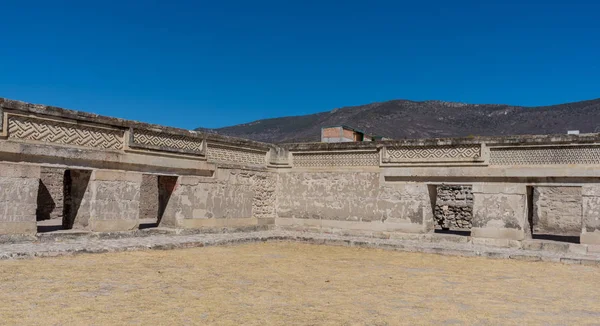 Ruinas Mitla Cerca Ciudad Oaxaca Más Importante Los Centros Culturales — Foto de Stock