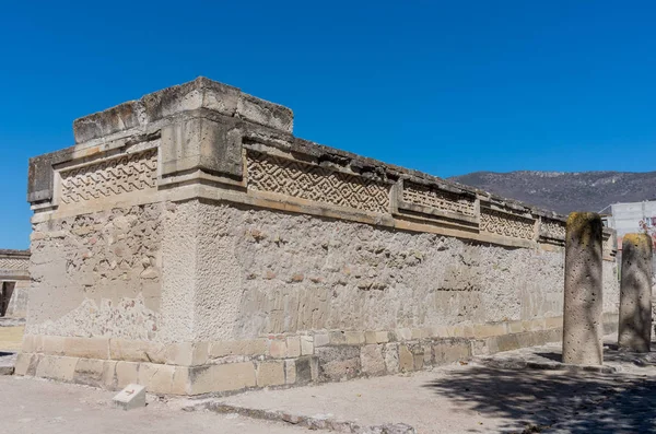 Ruínas Mitla Perto Cidade Oaxaca Mais Importante Dos Centros Cultura — Fotografia de Stock