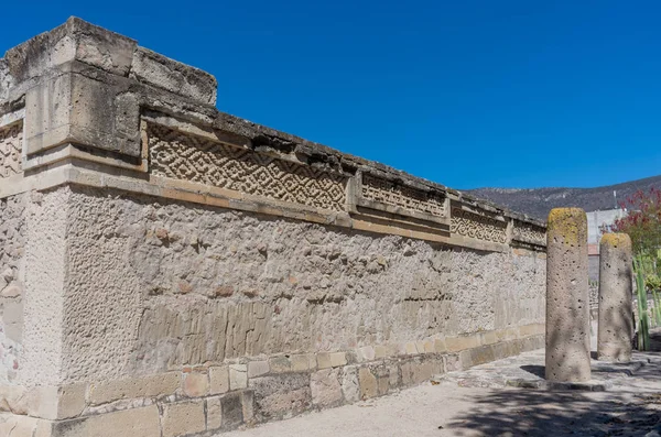 Ruínas Mitla Perto Cidade Oaxaca Mais Importante Dos Centros Cultura — Fotografia de Stock