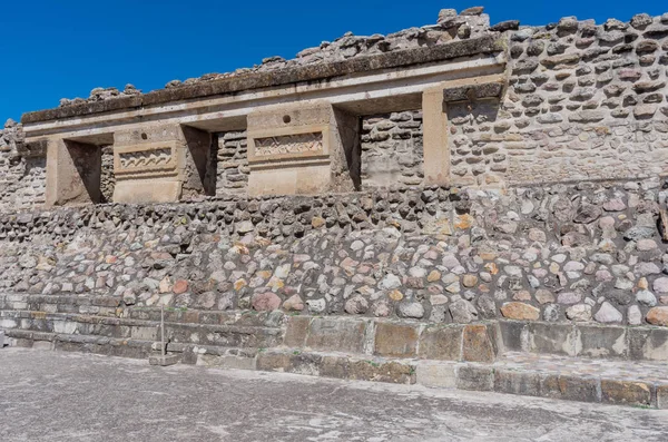 Руины Митле Недалеко Города Оахака Самый Важный Центр Сапотекской Культуры — стоковое фото