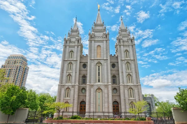 Salt Lake City Eua Maio 2017 Salt Lake Temple Templo — Fotografia de Stock