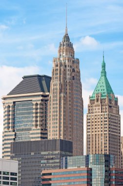 New York 'taki Manhattan Skyline manzarası