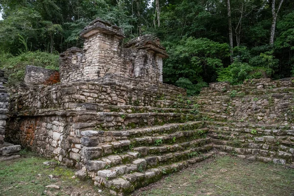 Ruins Temple Classic Maya Period Bonampak Chiapas Mexico — Stock Photo, Image