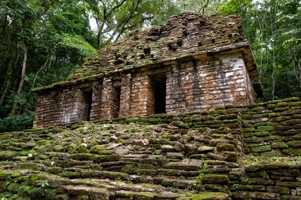 Yaxchilan Uma Antiga Cidade Maia Localizada Margem Rio Usumacinta Estado — Fotografia de Stock